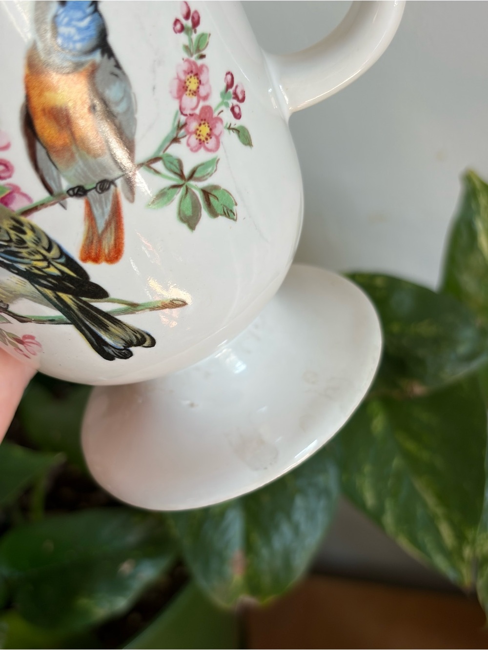 Set of 4 Vintage Ceramic Bird Mugs - Picture 7 of 13